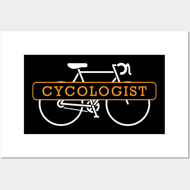 Cycologist - Cyclist Wall Art by KC Happy Shop